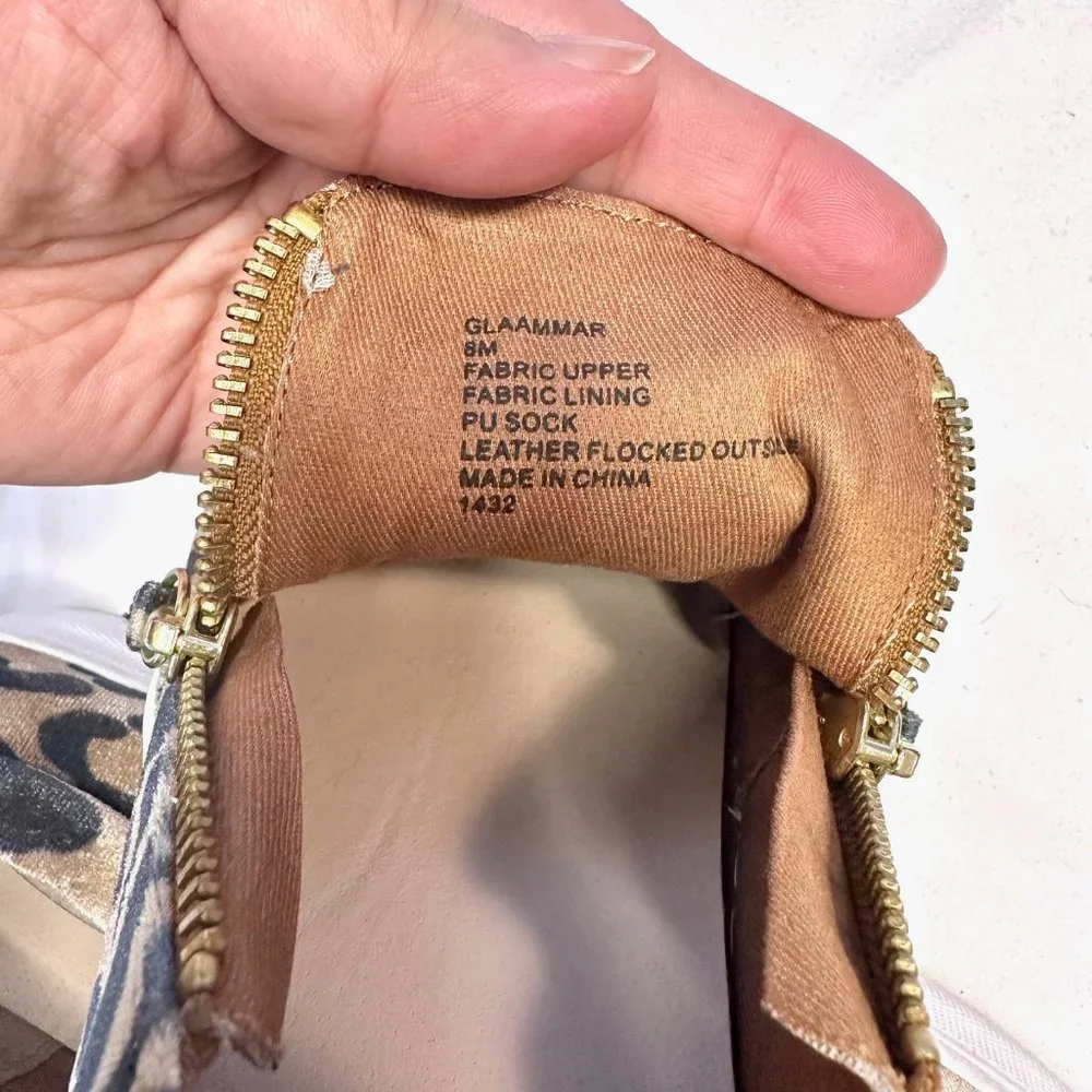 Steve Madden Glaammar Zip Platform Sneaker In Leopard 8